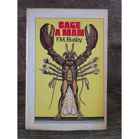 Other - Cage a Man F.M. Busby 1973 Hardcover Book Club Edition Science‎ Fiction Vintage